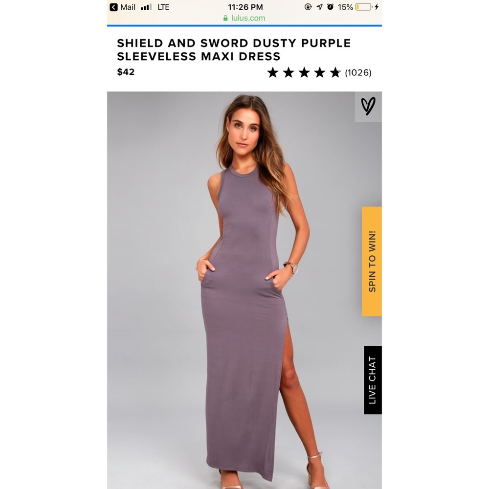 Sleeveless Maxi dress